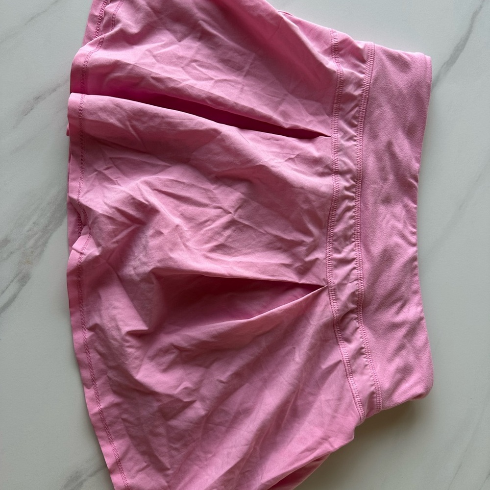 Pink Pleated Skirt